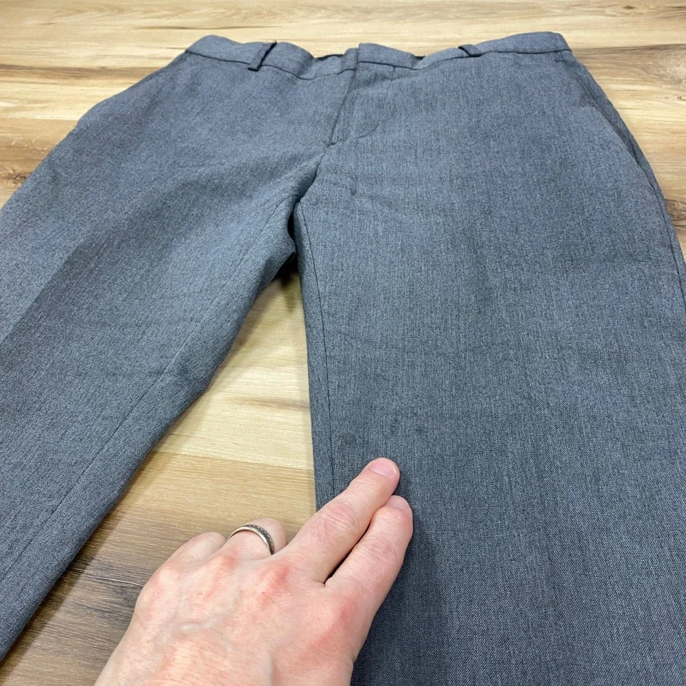 Banana Republic Dress Pants Mens 30x28 Minimalist Viscose Tailored Slim Fit Gray